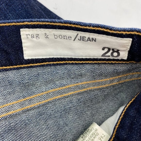 rag & bone Blue Cropped Jeans | Made in United States - Picture 4 of 6